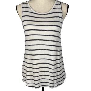 Pink Clover Sleeveless Top Off White Tacita Back Detail Knit Womens Medium